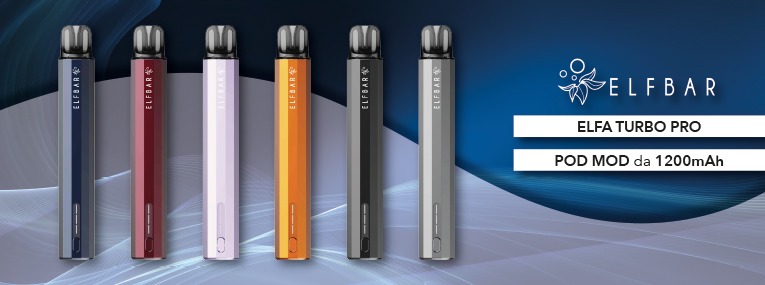 ELFA Turbo Pro Kit Pod Mod Ricaricabile Elfbar